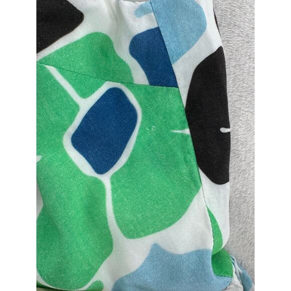 Rachel Antonoff White Mod Floral Dress Sleeveless Black Blue Flowers 10 - Picture 11 of 11